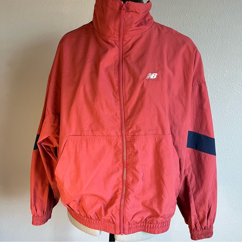 New Balance Pink Windbreaker Jacket